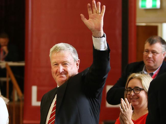 Tasmanian Labor leader Bryan Green after giving his speech at the ALP conference at Queenstown. Picture Chris Kidd