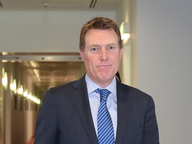 Attorney-General Christian Porter at Parliament House in Canberra. Picture Kym Smith