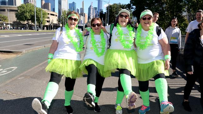 ONJ Wellness Walk participants. Picture: Andrew Henshaw