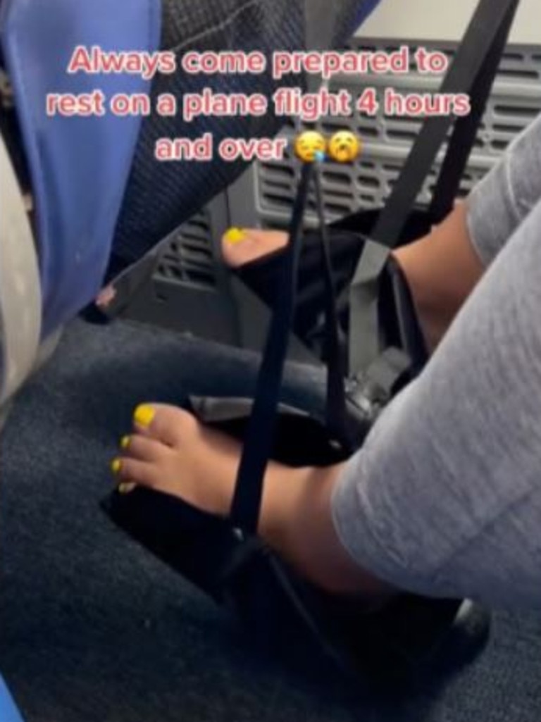 The video has been watched 2.6M times and lots of viewers were appalled that Wendy had taken her shoes off, saying it was bad plane etiquette.