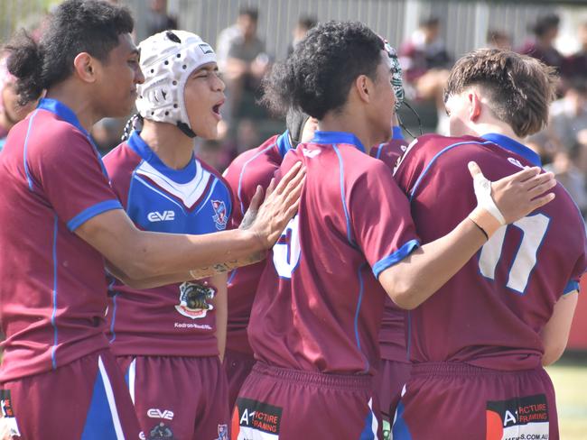 Walters Cup semi final action between Wavell State High School and Keebra Park State High School.