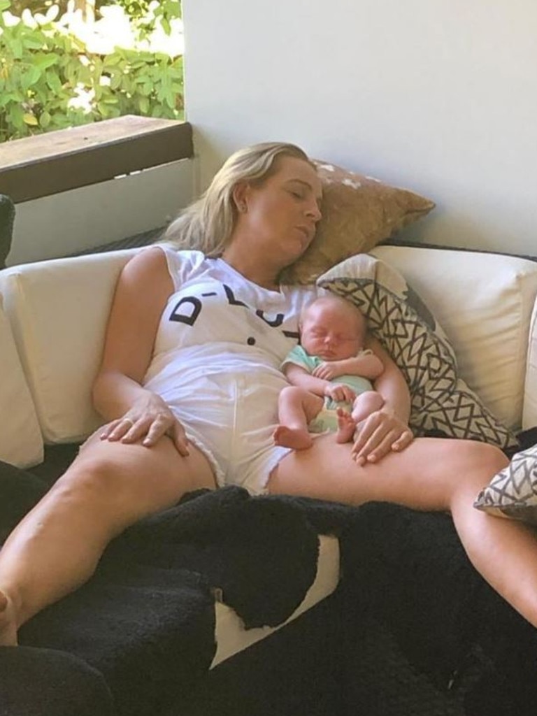 This parenting post was loved by fans in 2019. Picture: Instagram/CarrieBickmore