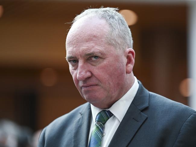 CANBERRA, Australia - NewsWire Photos - July 1, 2024: Barnaby Joyce during the Governor General Swearing In ceremony at Parliament House in Canberra. Picture: NewsWire / Martin Ollman