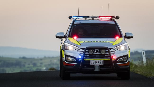 A woman has sustained a “significant” leg injury in a crash between Rockhampton and Gladstone.