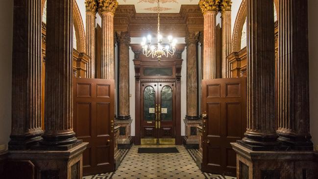 Inside Edmund Wright House, which has been vacant since 2015.