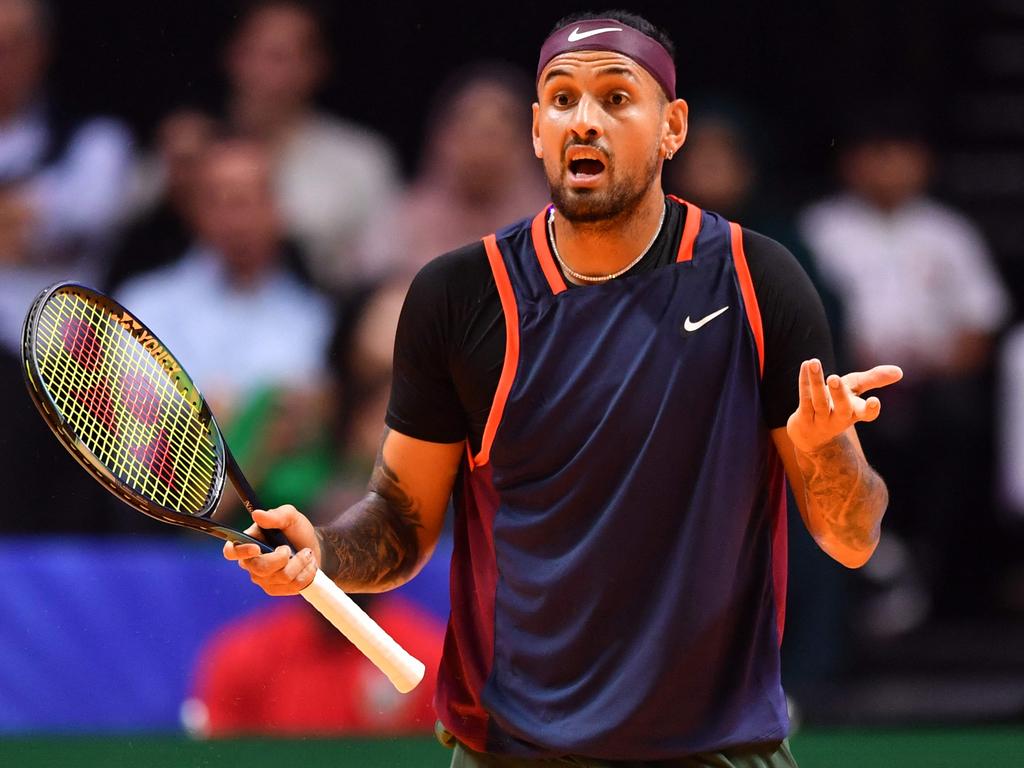 Australia's Nick Kyrgios has questioned the veracity of how the Egyptian pyramids were built. Picture: Getty