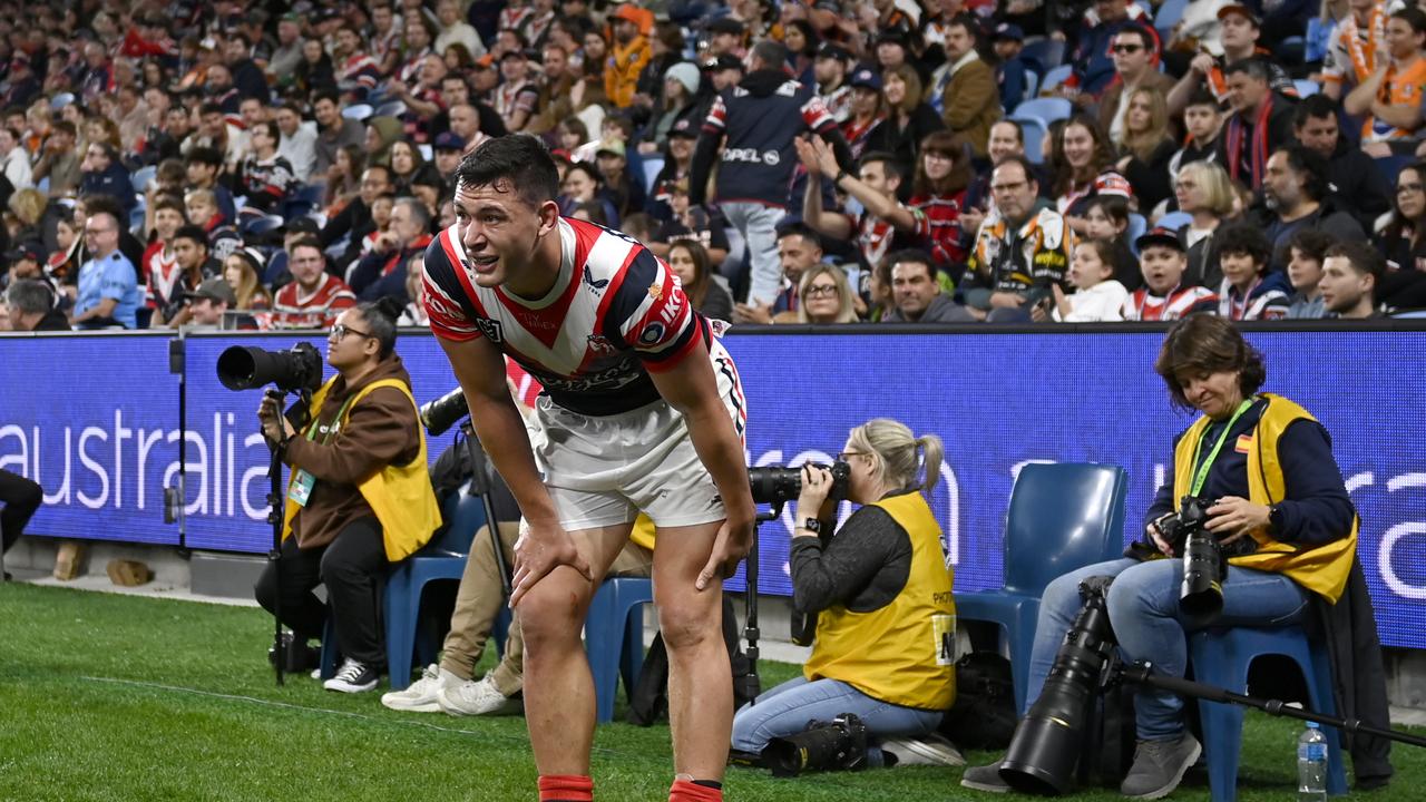 Joseph Manu will play on Saturday if he can get through the captain’s run. Picture: NRL Images.