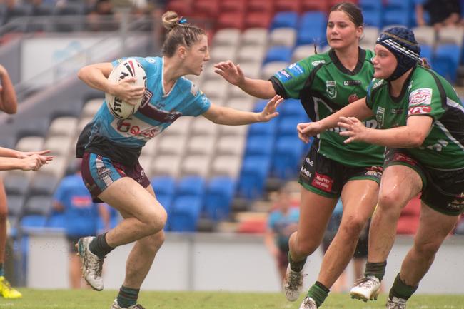Ella Duncan Mackay Cutters vs Townsville Blackhawks Harvey Norman U17's Saturday 22 February 2025 Picture:Michaela Harlow