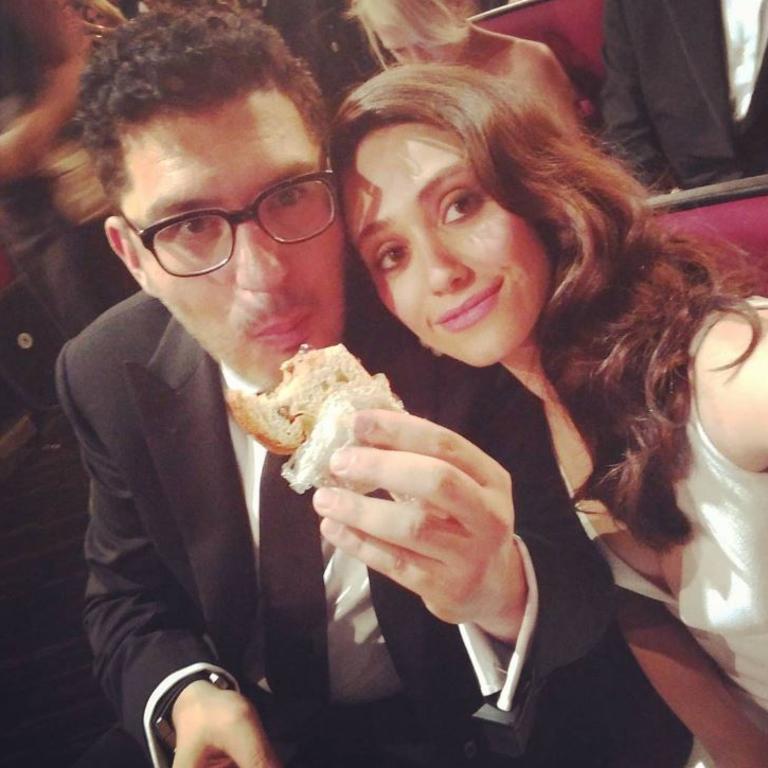 Emmy Rossum, "Thanks Jimmy's mom for the sustenance!!!!" Picture: Instagram