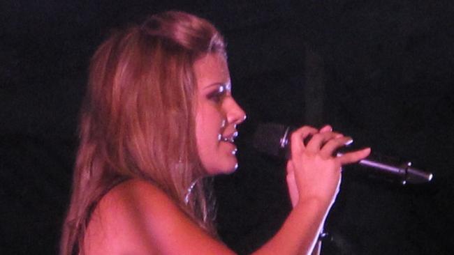 Jasmine Rae singing in 2010.