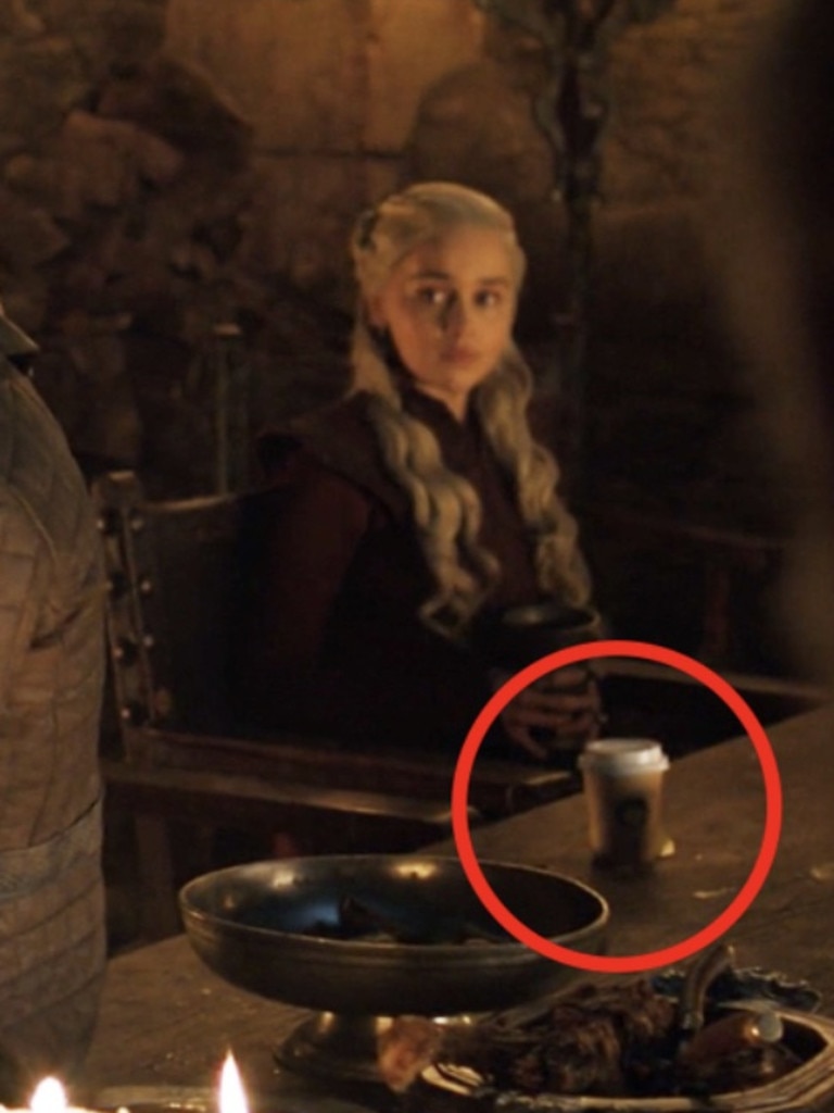 The infamous coffee cup saga from Game of Thrones' eighth season.