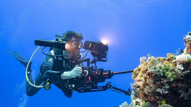 Australian ocean photographer Tom Park has just worked on the Ocean documentary with Sir David Attenborough. Picture: Supplied