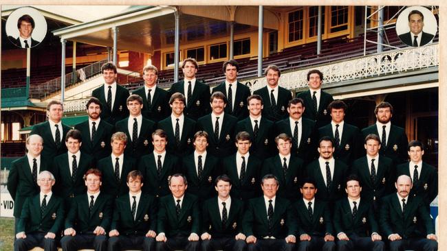 The 1984 Grand Slam Wallabies touring party.