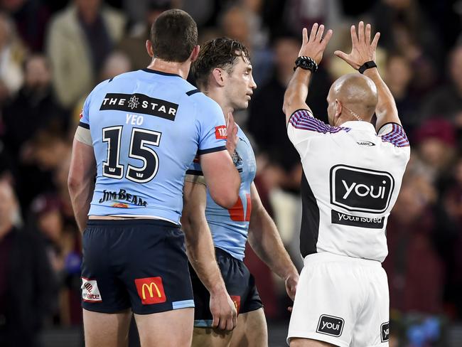 SOO 2024 RD03 Queensland v New South Wales - Cameron Murray, Sin Bin. Picture: NRL Photos