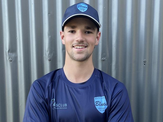 South Wagga speedster Jed Guthrie. Picture: South Wagga Blues CC