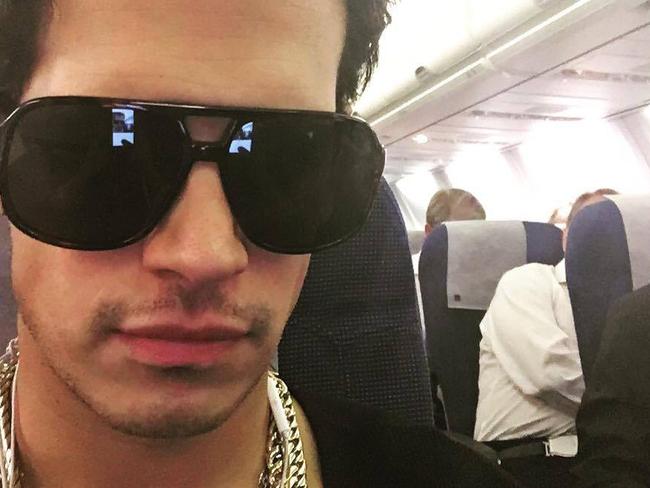 Yiannopoulos is openly gay and calls himself the “dangerous f**got”. Picture: Supplied