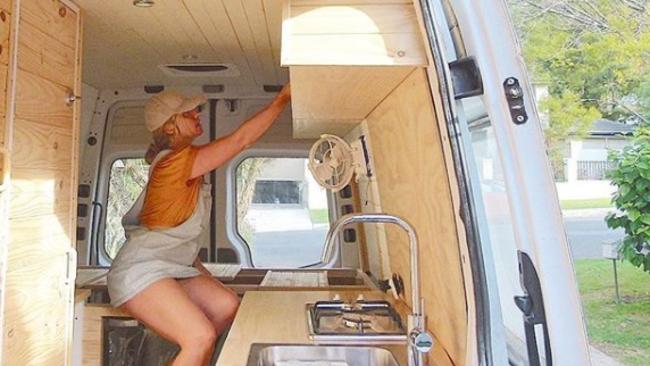 They’ve spent six months converting the tradie van.