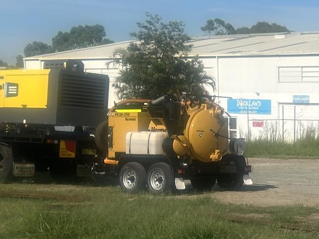 Police are scratching their heads after a machine valued at $100k was racked from an intersection (Photo: Queensland Police)