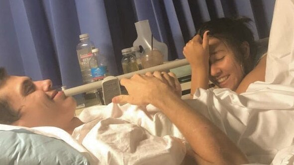 Resha Tandan visited Isaac every day he was in hospital after the fall. Picture: Supplied