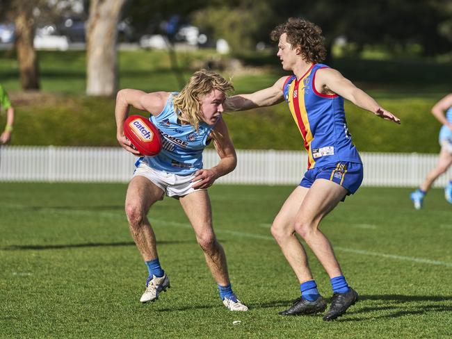 Hamish Dunkin and Jack Manson. Picture: MATT LOXTON