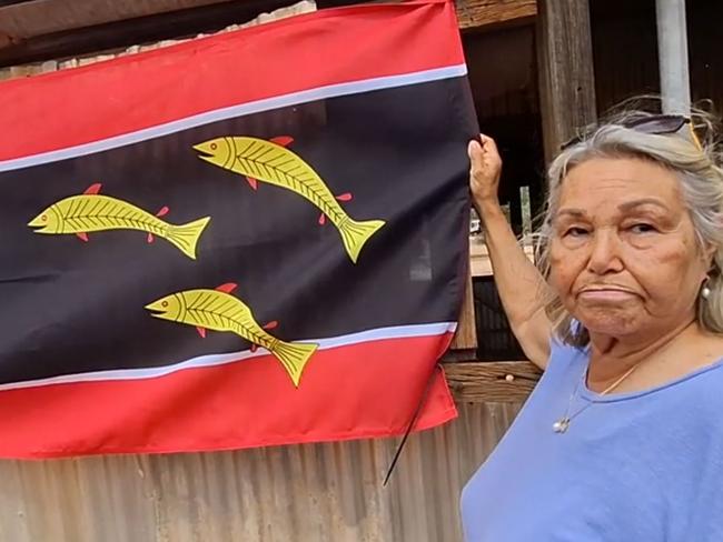 Ailsa Roy is a registered nurse who represented the Wunna Nyiyaparli community in their submission. She explained the significance of the land in a series of videos posted online. Picture: TikTok