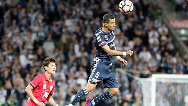 Daniel Georgievski during his playing days with Melbourne Victory.