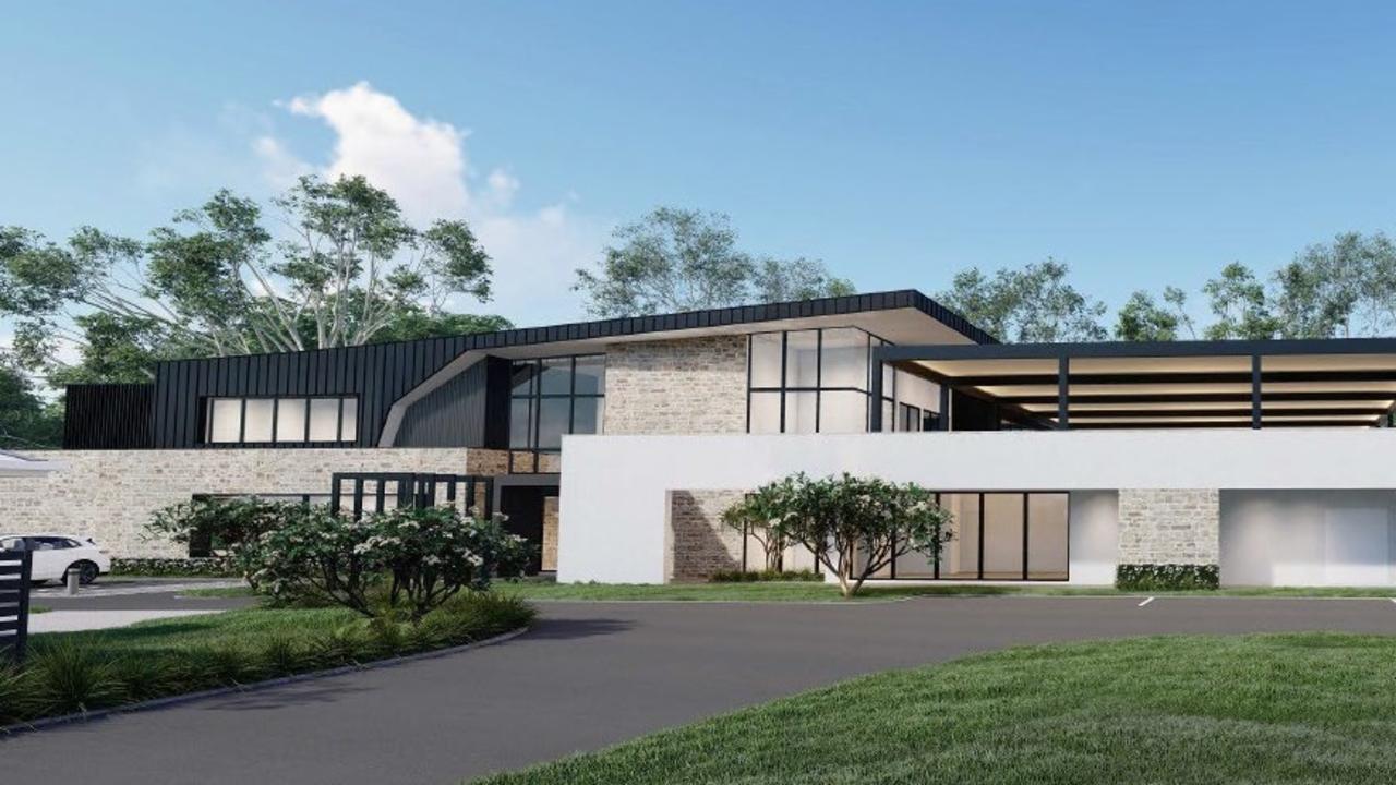 An artist’s impression shows what the proposed new Cooroy Golf Club would look like.