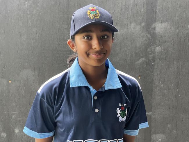 Kaya Kumar ahead of last December’s School Sports Australia U12 Championships in Adelaide. Picture: Jason Hosken - NewsLocal