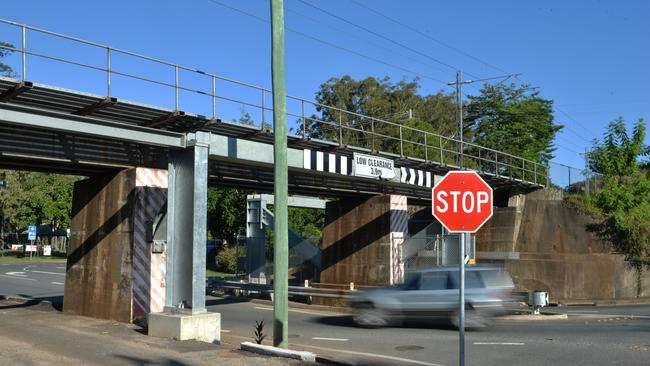 Palmwoods rail underpass intersection Photo: Warren Lynam / Sunshine Coast Daily