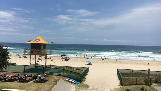 It’s not too shabby a view for breakfast from BMD Northcliffe Surf Club.