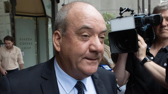 SYDNEY, AUSTRALIA - NewsWire Photos, February 7th, 2022: Former NSW Liberal MP Daryl Maguire outside the Downing Centre court today. Picture: NCA NewsWire / Brendan Read. Picture: NCA NewsWire / Brendan Read