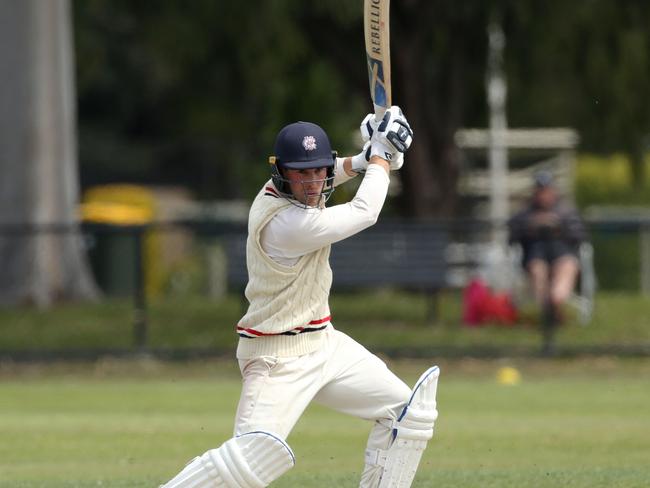 Ton man: Melbourne’s Blake Thomson. Picture: Stuart Milligan