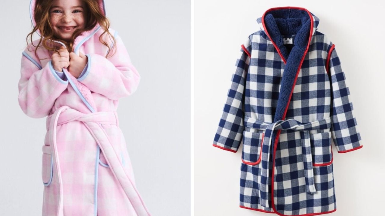 We love these snuggly Cotton On Kids dressing gowns for Easter. Picture: Cotton On Kids