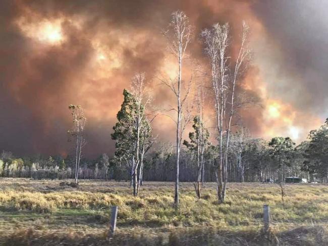 A frightening outlook. Photo: Kyogle RFS. Picture: Kyogle RFS