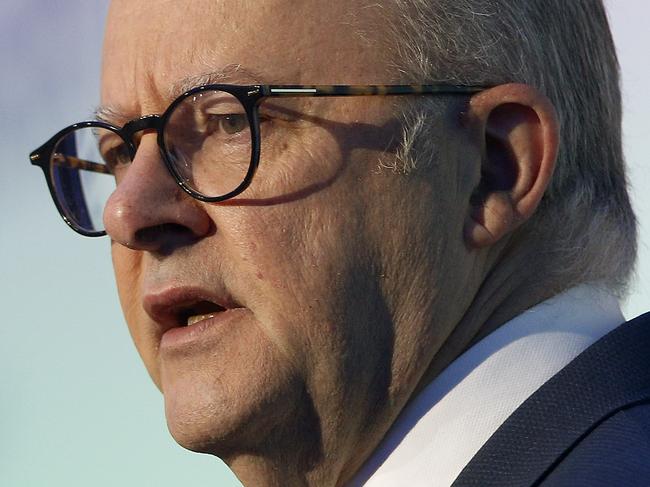 SYDNEY, AUSTRALIA - NewsWire Photos APRIL 4th, 2024:  Prime Minister Anthony Albanese addresses the  COSBOA (Council of Small Business Organisations Australia) Summit at the Sofitel , Darling harbour.  Picture: NCA NewsWire / John Appleyard