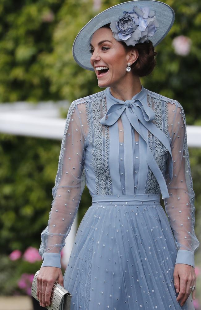 Kate was all smiles at the event. Picture: Alastair Grant/AP