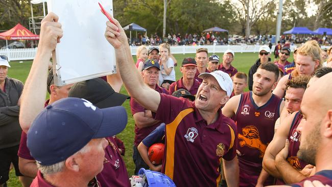 Chad Owens coached in Queensland before returning to Victoria and taking on Mansfield. Picture credit: Albert Perez, AFL Media.