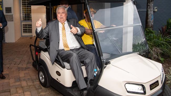 Clive Palmer at his Palmer Coolum Resort. Picture: Brad Fleet