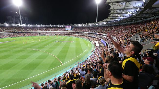 There is a new push to have crowds at the Gabba.