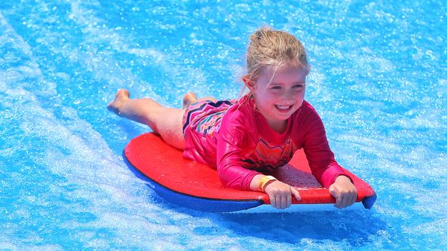 A top architect says a water park in the Docklands would enhance Melbourne's liveable status. Picture: Hamish Blair