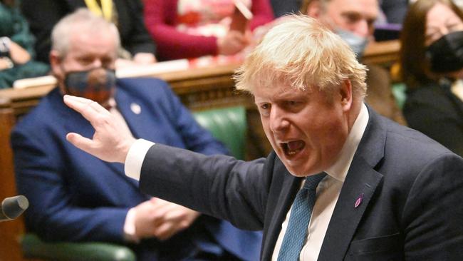 Boris Johnson held meetings with more than a dozen Tory MPs in recent days as he tries to shore up his support before a potential no-confidence vote. Picture: AFP