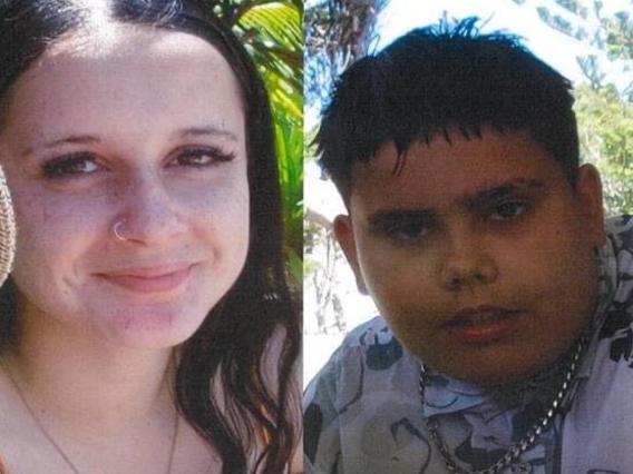 Nullan Quinn, 12, and Summer Stericker, 14, were last seen together on Monday.The pair were seen about 10pm on Warnervale Road in Hamlyn Terrace. Picture: NSW Police.