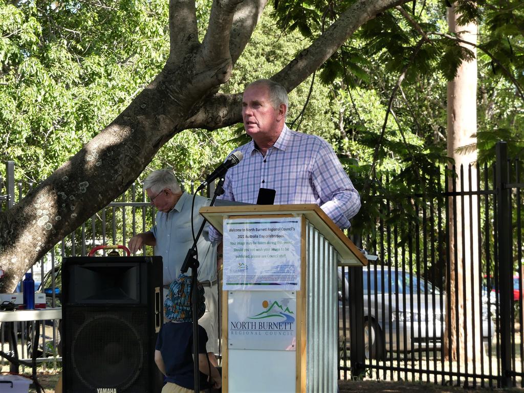 Gayndah Australia Day Awards 2021. File Photo.