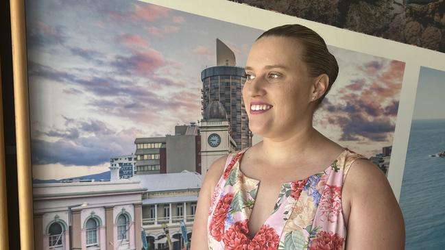 Townsville Enterprise director of visitor economy and marketing Lisa Woolfe announced Townsville had received a visitor rating of 4.8/5. Picture: Holly Fishlock.