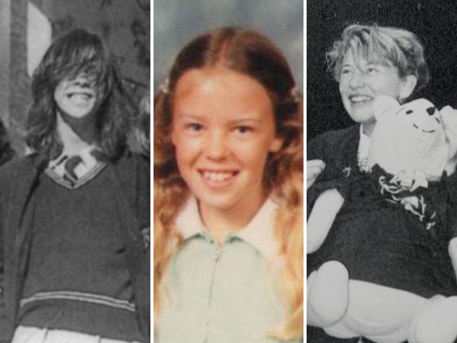 Celebrities during their Melbourne school days.