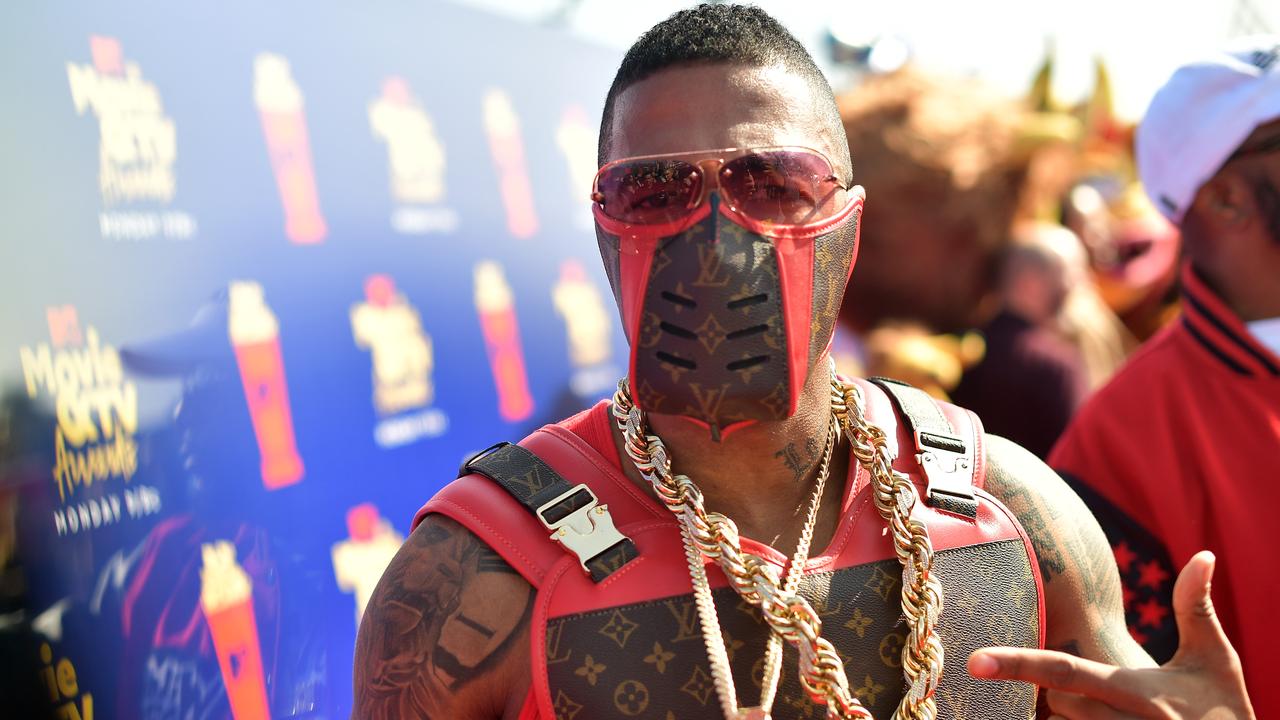 Nick Cannon channels Mortal Kombat in Louis Vuitton MUZZLE on