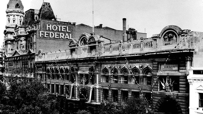 The Federal Coffee Palace was built in the 1880s.