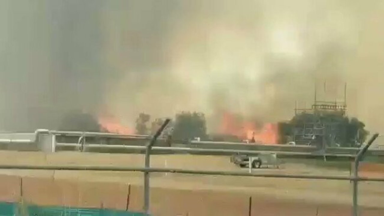 Bushfire Sparked by Fireworks Contained in Bundamba