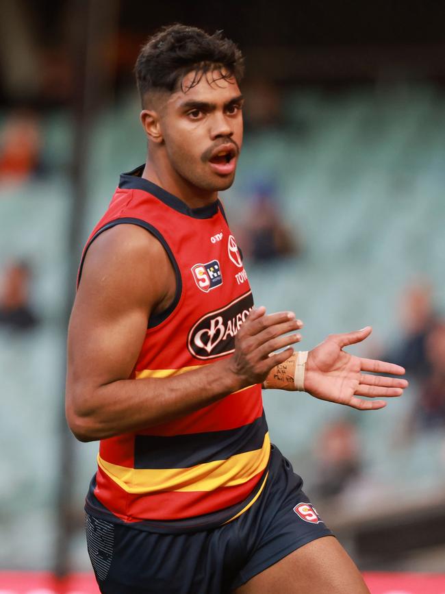 Tariek Newchurch is one of 15 Crows AFL-listed players eligible for SANFL finals. Picture: SANFL/James Elsby