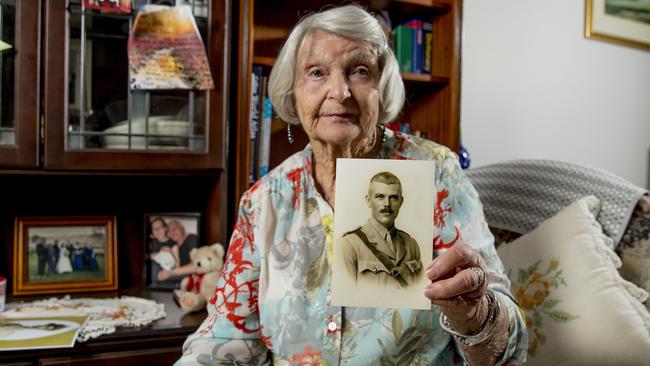 Rita Chisholm is understood to have been the Gold Coast’s last World War I widow. Picture: Jerad Williams